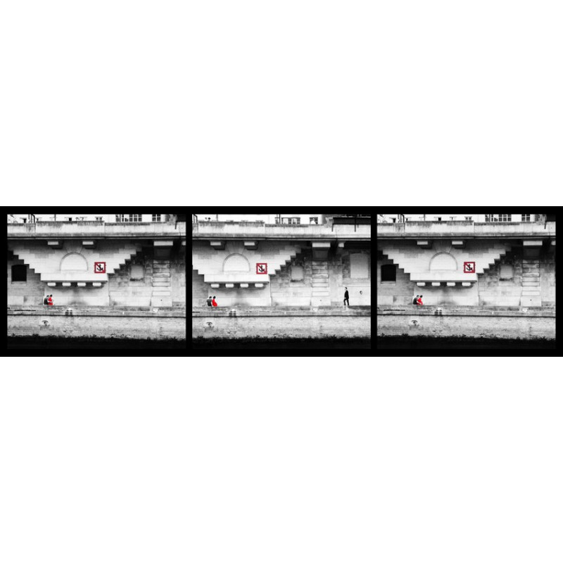 Christèle Lacène  Les Quais triptyque  Galerie Photo-Originale