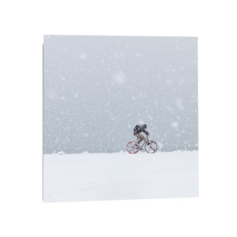 "Snow storm red"