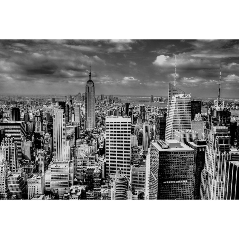 View from the top BW